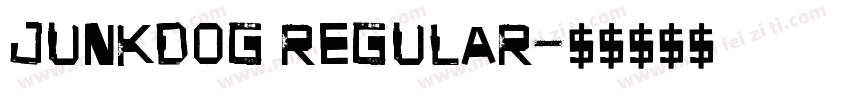 JunkDog Regular字体转换